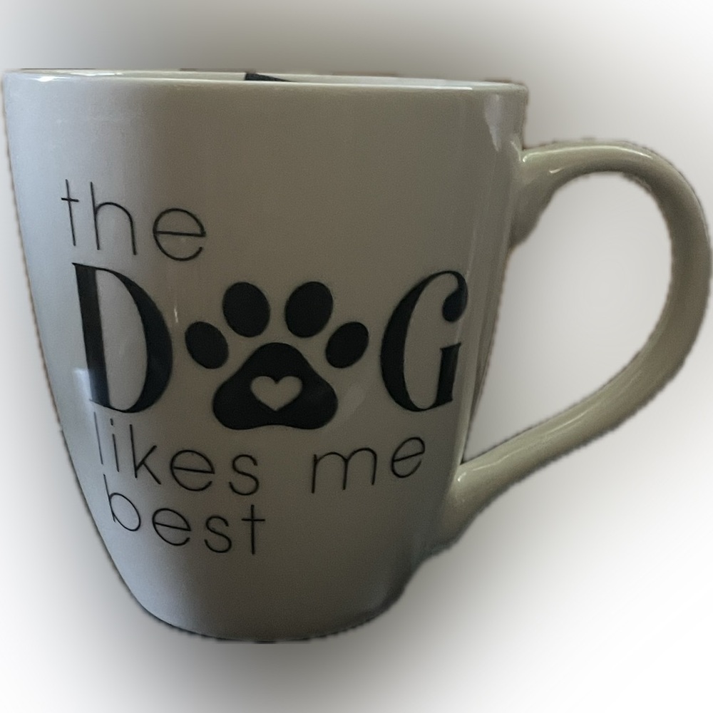 NEW Pfaltzgraff White Dog Lover's Mug - Picture 2 of 5